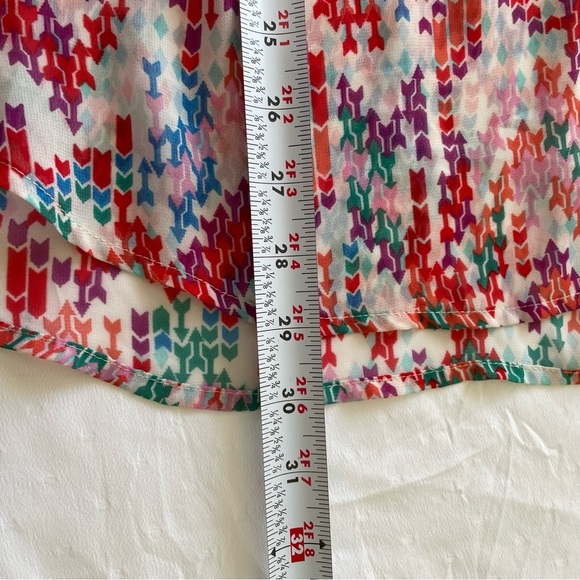 Daniel Rainn Women’s Size 1X multi colored sleeveless top - Picture 6 of 7